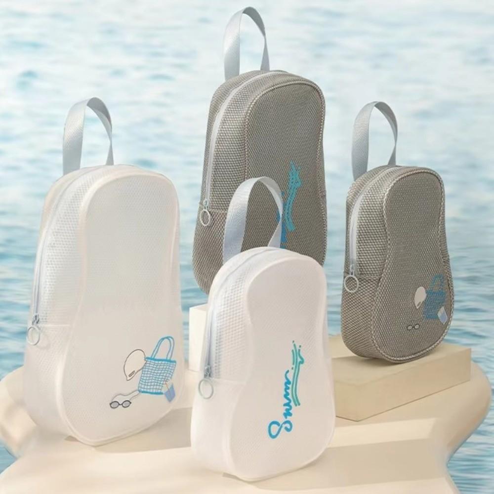 Waterproof Swimming Storage Handbag Translucent Cosmetic Beach Bag Portable Makeup Bags  Swimming