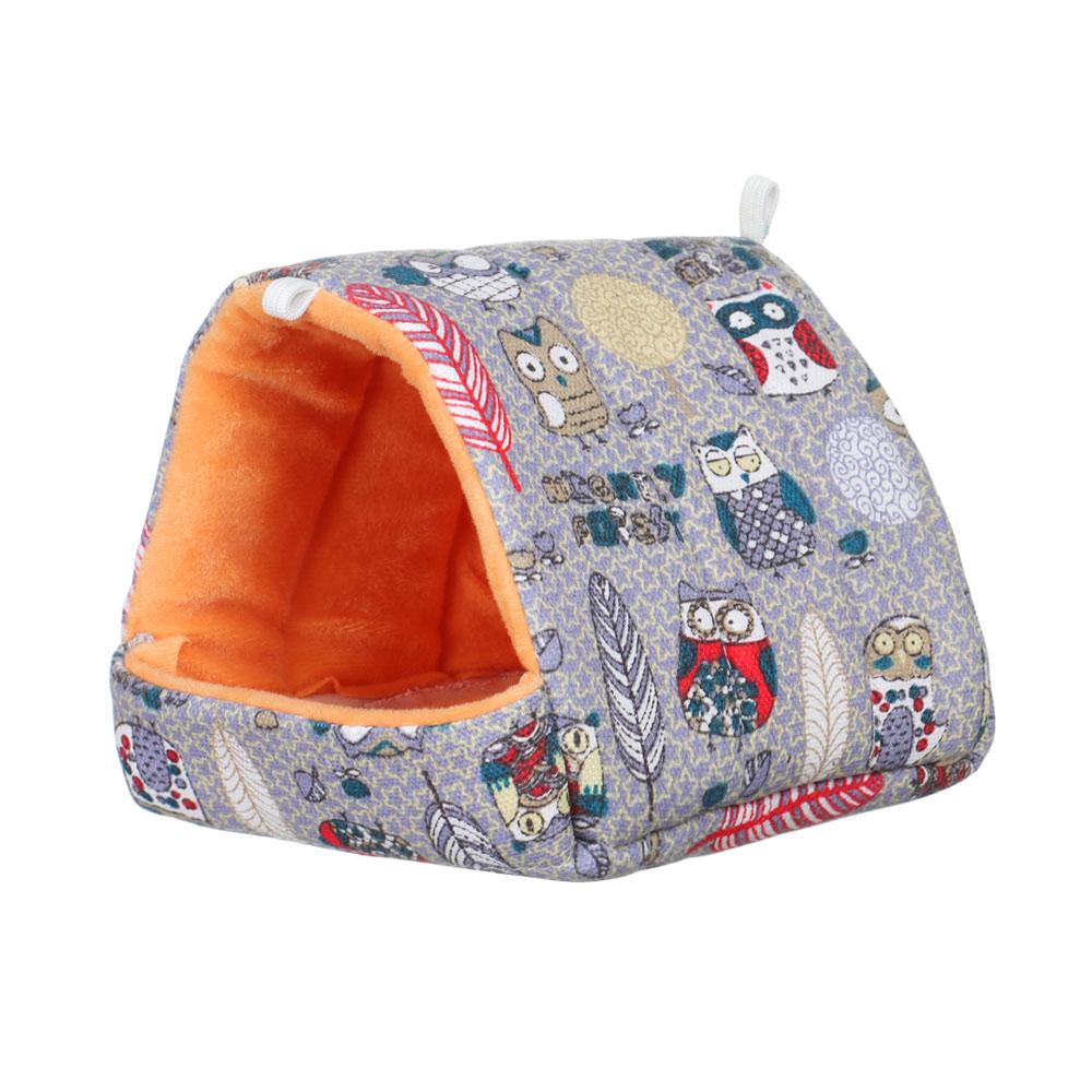 Colorful Comfortable Winter Rabbit Squirrel Small Animal Sleeping Bed Warm Mat Guinea Pig Nest Hamster House