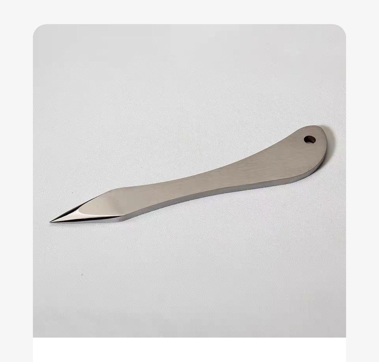 

Инструмент из кожи ручной работы: Инструмент для обработки кромок, придания формы и биговки из кожи растительного дубления с головкой из полированной нержавеющей стали