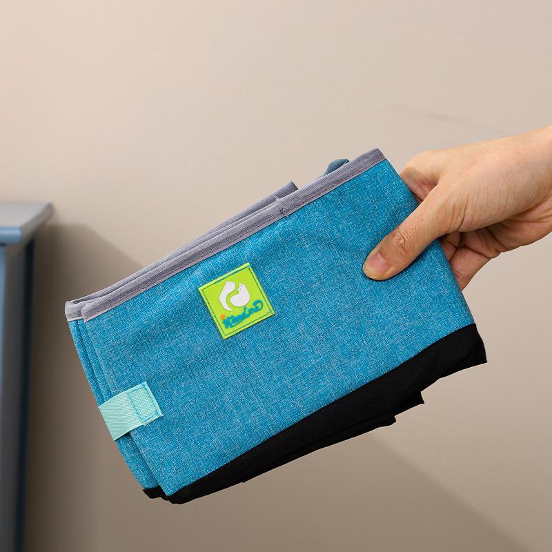 Semi Enclosed Cat Litter Box Foldable Portable Waterproof Oxford Cloth Open Cat Toilet  Cat Litter Box Pet Supplies Pet