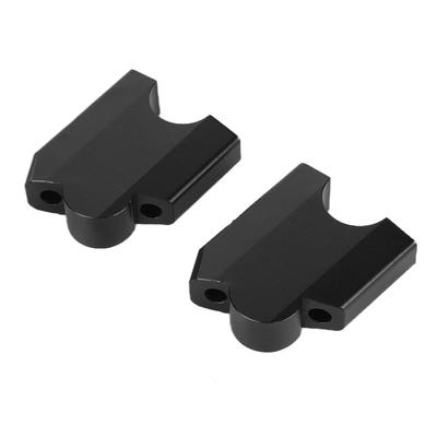 Conjunto de 2 Abraçadeiras de Montagem de Elevadores de Guidão - Liga de Alumínio Substituição para Yamaha XT1200Z Super Tenere 2010-2014 (Preto)