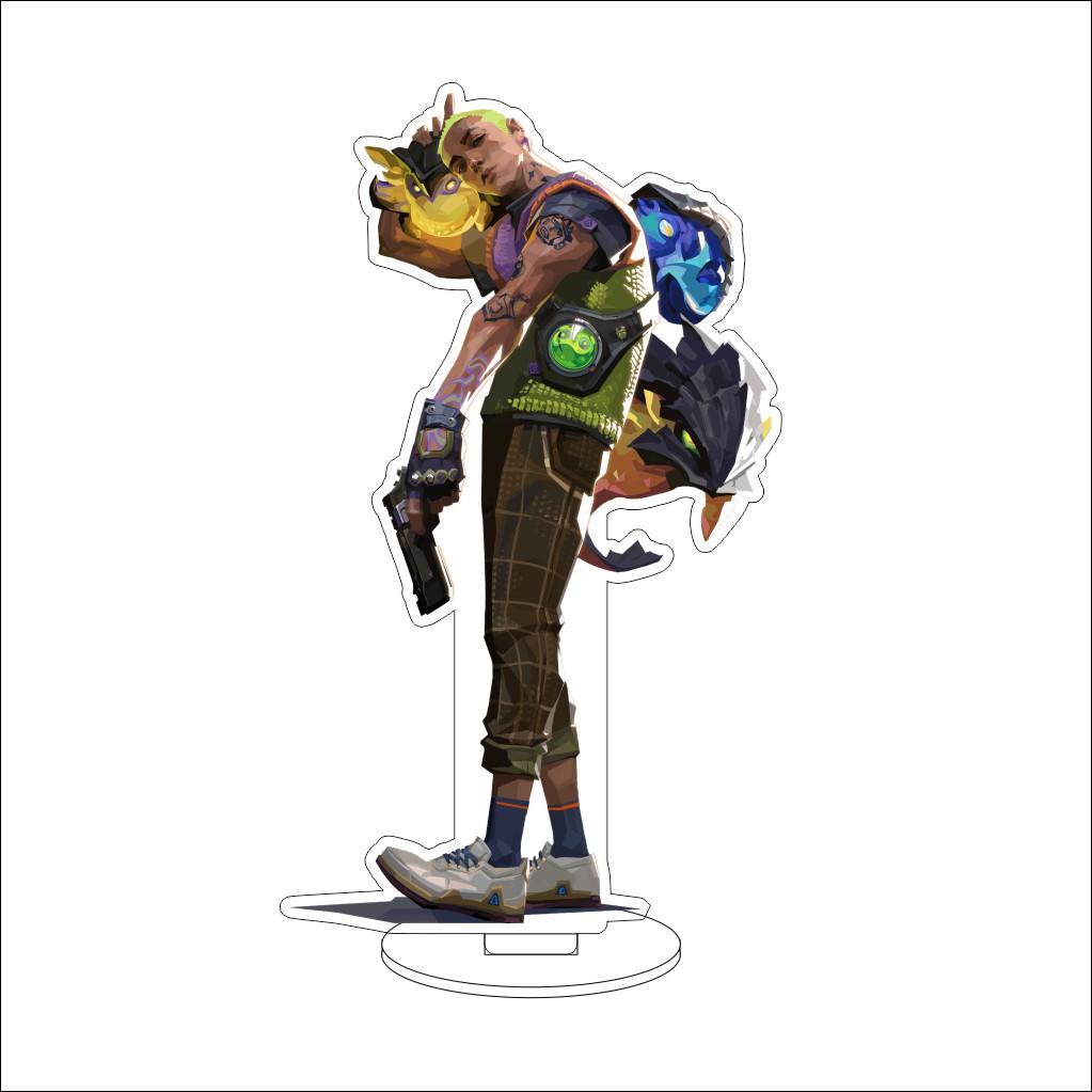 16CM VALORANT Acrylic Stand Model Waylay/Tejo/Clove/Vyse/Deadlock Figure Stand Halloween Gifts