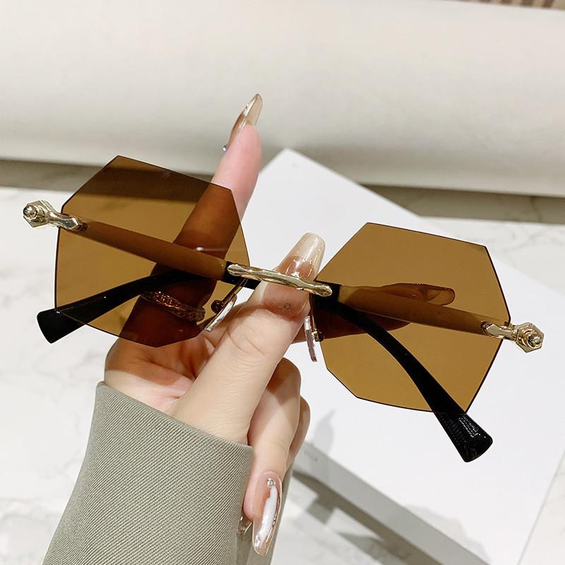 Geometric Polygon Sunglasses For Men With Uv400 Protection Stylish Outdoor Fashion Accessory