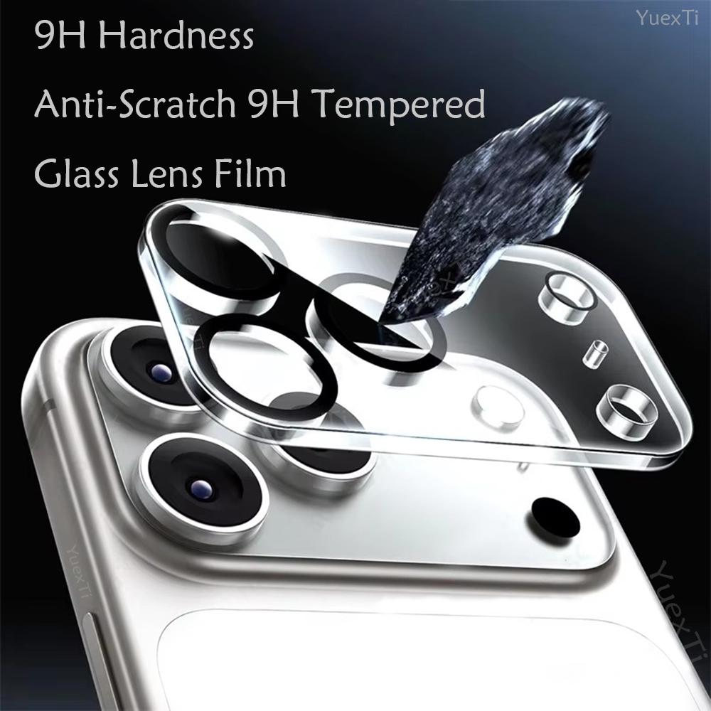 3Pcs Camera Lens Protector For iPhone 17 Pro Max 17 Pro 17 Air 9H HD Lens Protective Glass Camera Chamber Acrylic Transparent