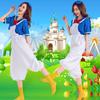 TUAHOUS Halloween Cosplay Cute Sailor Uniform Anime Costume Halloween Donald Duck Costume Adult 4-Piece Sailor Uniform Set (Outfit + Tie + Hat +