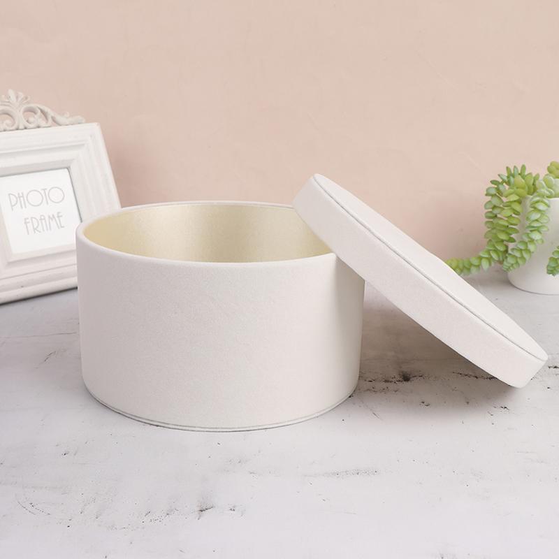 1 Round Flower Box Florist Gift Party Box Decoration with Lid Rose Box Valentine's Day Florist Gift Party Packaging Box