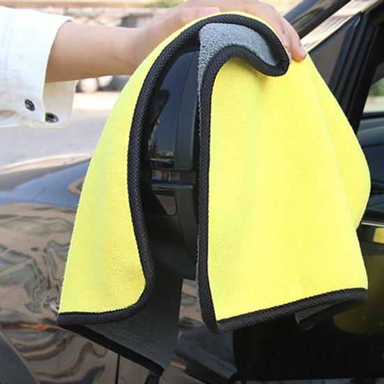 Wash Towel Good Durability Strong Water Adsorption Microfiber Double Side Cleaning Detailing Cloth for Car