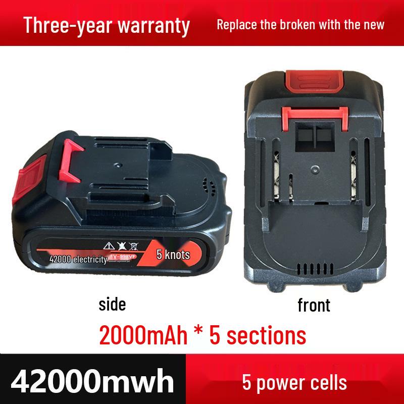 21V Rechargeable Handheld Drill with Large Capacity Lithium Battery