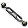 Seafrogs Double Ball Aluminum Arm Connects Lights To Lighting Systems and Underwater Housings 6" 1" Strobe/Video