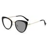 Fashion Cat-Eye Photochromic Myopia Glasses Retro Large Frame High Definition Minus Diopter Eyewear for Men Women