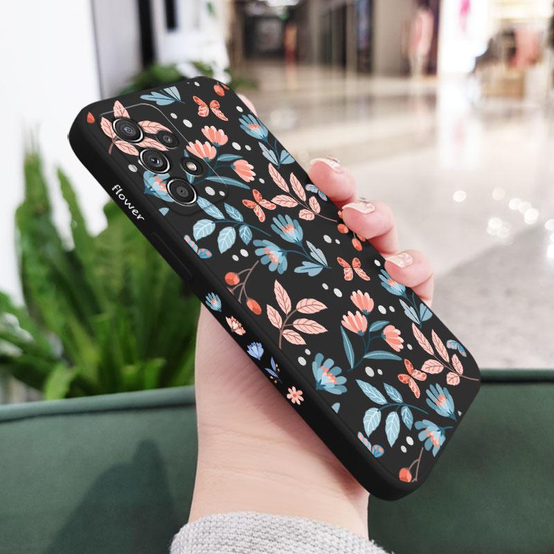 Romantic Garden Case For Samsung A54 A34 A24 A56 A36 A26 A17 A16 A14 A73 A53 A33 A23 A13 A72 A52 A32 A15 A25 A35 A55 A07 A06 5G