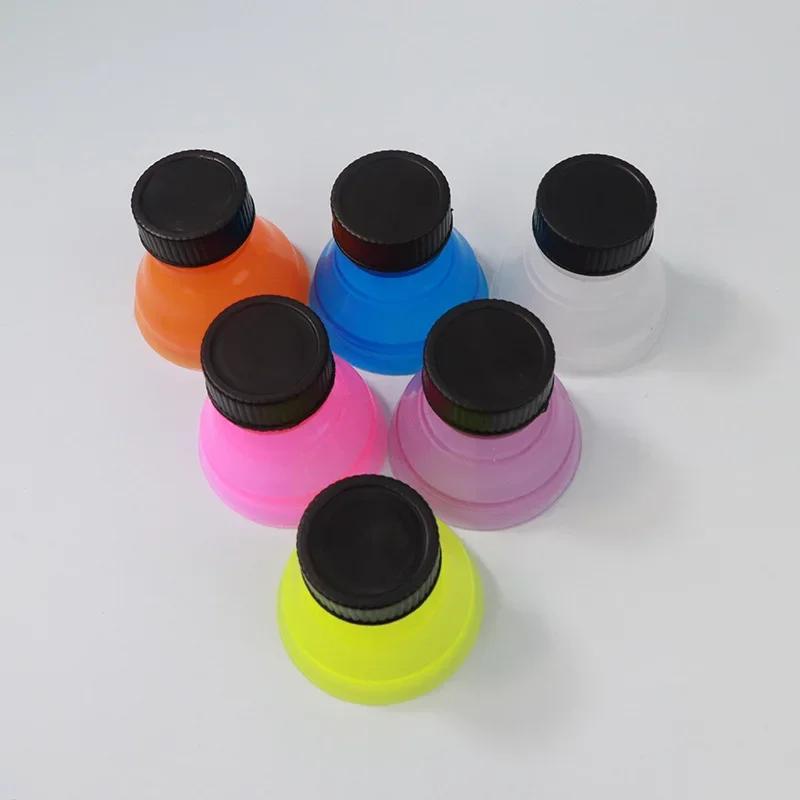 

6pcs/set Reusable Plastic Beer Water Dispenser Lid Protector Caps Cover Bottle Top Soda Saver Can Cap Water Bottle Accessories