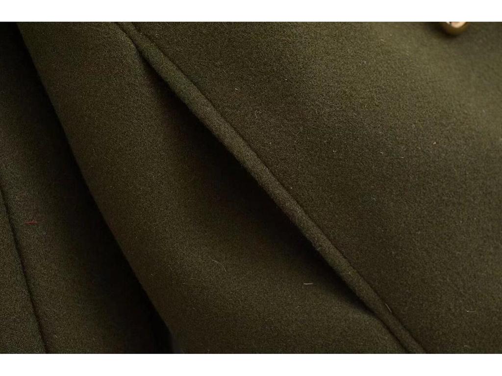 2024 Women's Double-Breasted Winter Coat - European & American Fashion Style