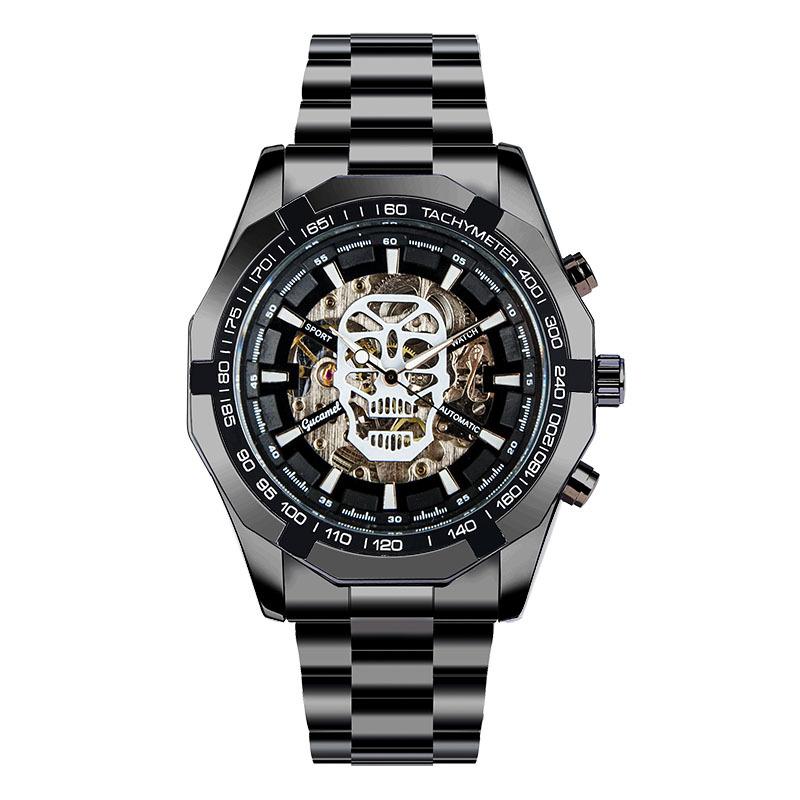 Top nagelneue automatische mechanische Uhr Mode hohl goldene automatische mechanische Uhr explosive Service Skelettuhr