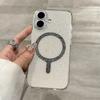 Luxury Glitter for Magsafe Magnetic Phone Case for 17 16 15 14 12 13 15 Pro Max Plus 17 Air Wireless Charging Soft Cover
