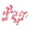 Light Red Color Artificial Flower Garland 20LED String Light Battery Powered Energy-efficient Flexible And Versatile