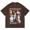 230 g/m² 100% Baumwolle Kettensägenmann V1 Power Print Unisex Schweres Baumwoll-T-Shirt