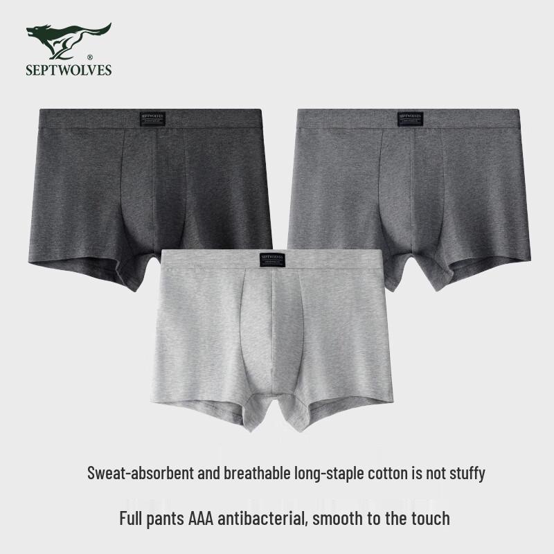 Sevenwolves Herren Baumwolle & Mischung Antibakterielle Boxer Briefs