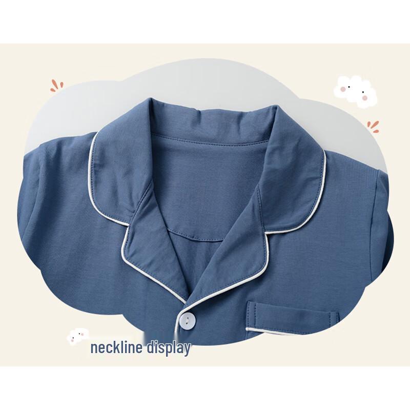 Hengyuanxiang Boys' Summer Cotton Pajama Set