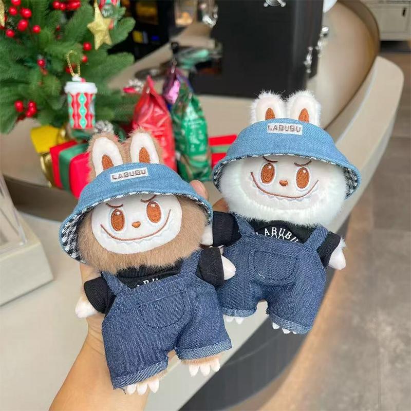 Høy Kvalitet Tegneserie Søt Labubu Figur Nøkkelring Morsomt Anheng Kawaii Ryggsekk Dekorasjonstilbehør Bursdagsgaver
