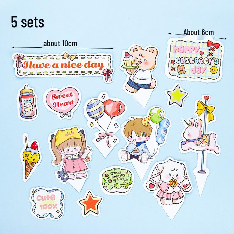 Children's Candy Box: Cartoon Cake & Bobo Cup Decoration for Boys and Girls
