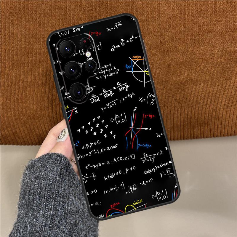 Physics Math Formula Equation Case For Samsung Galaxy S22 S23 Ultra Note 20 S8 S9 S10 Note 10 Plus S21 FE S20 FE Coque