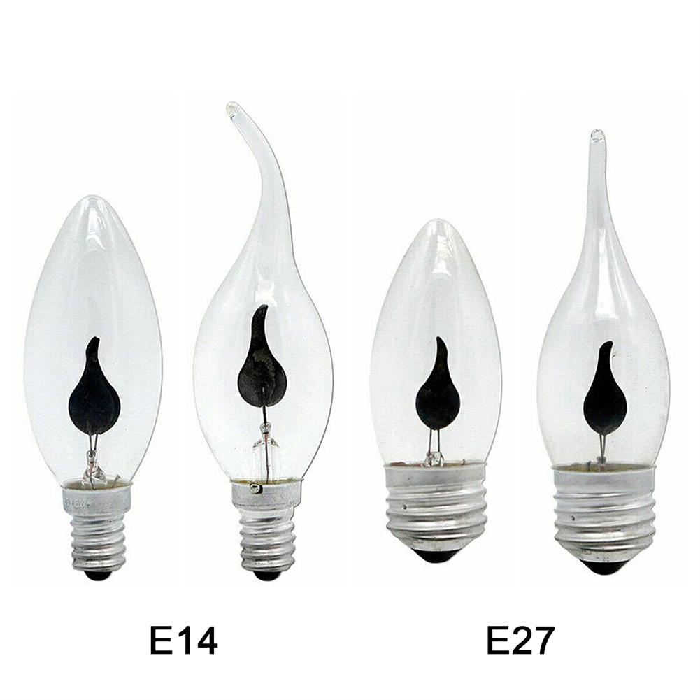 E14 E27 Flame Light Bulb Flame Effect Flicker Candle Light Bulb Home Decoration Emulation Fire Vintage 220V Candle Bulb