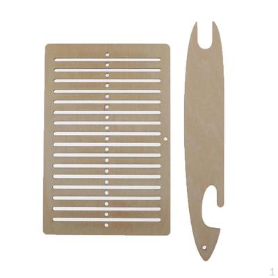 2 Parça / Set Geleneksel Dokuma Tezgahı DIY Örgülü Aletler