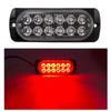 Rear Lamp 12 LED Strong 12V-24V Colors Small Red