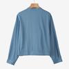 ZANZEA Women Casual Round Neck Long Sleeve Lace Crochet Splice Blouse