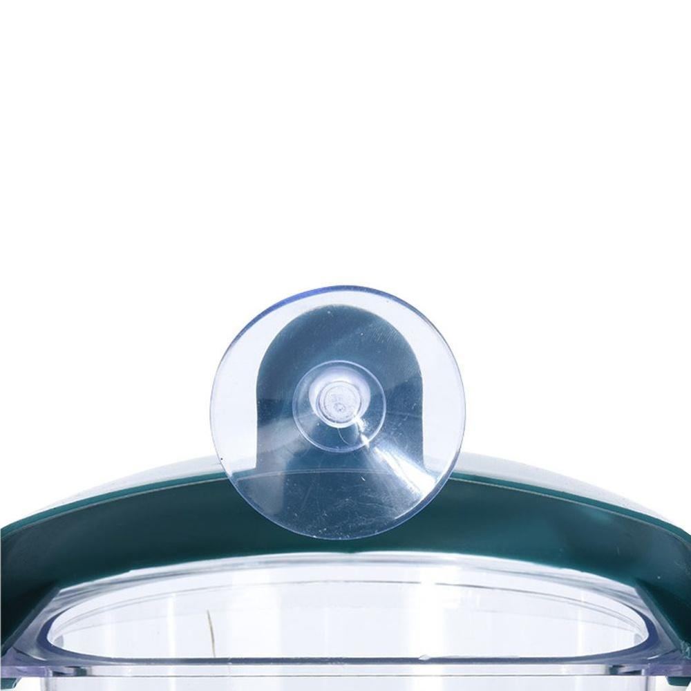 ProGarden Green Plastic Window-Mounted Bird Feeder with Suction Cup and Perch 23 cm