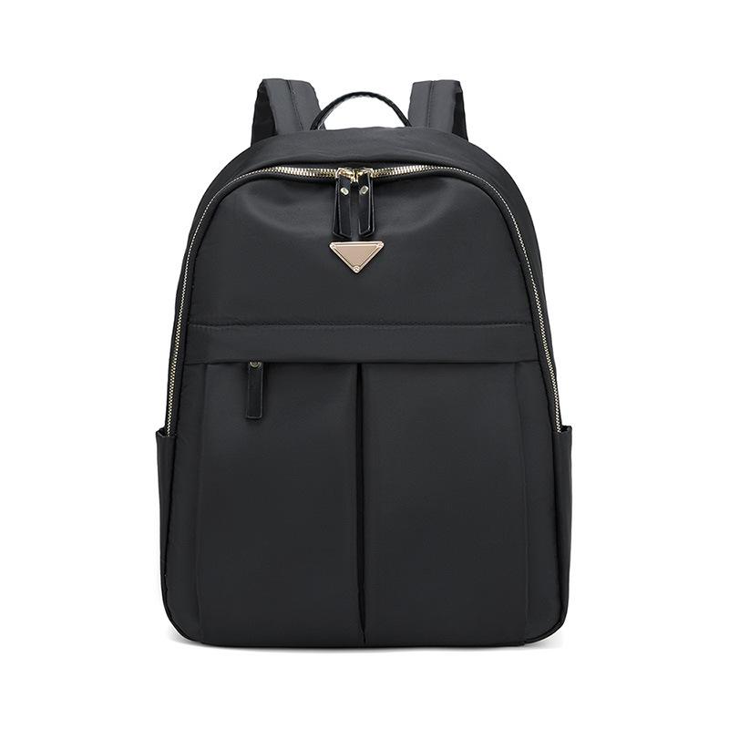 

Женская водоотталкивающая сумка-оксфорд, сумка для путешествий, рюкзак большой вместимости чёрный