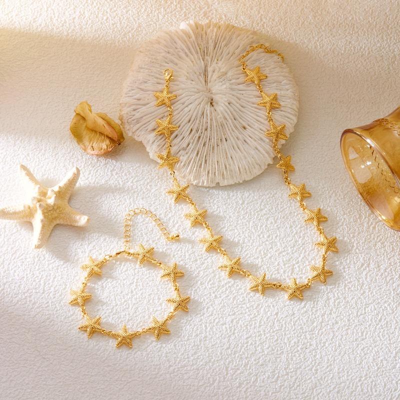 Seashell Bowknot Heart Necklace - Women's Minimalist Versatile Pearl Jewelry Set
