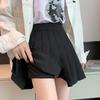 Sukně s vysokým pasem pro ženy Korejský styl Y2k Kawaii Černá minisukně Dámská sexy kostkovaná minisukně Letní dívčí školní uniforma
