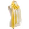 80th Birthday Celebration Silk Gradient Stole in Yellow Gift 45x180cm [Pashmina Collection] 100% Freesia, Boxed,