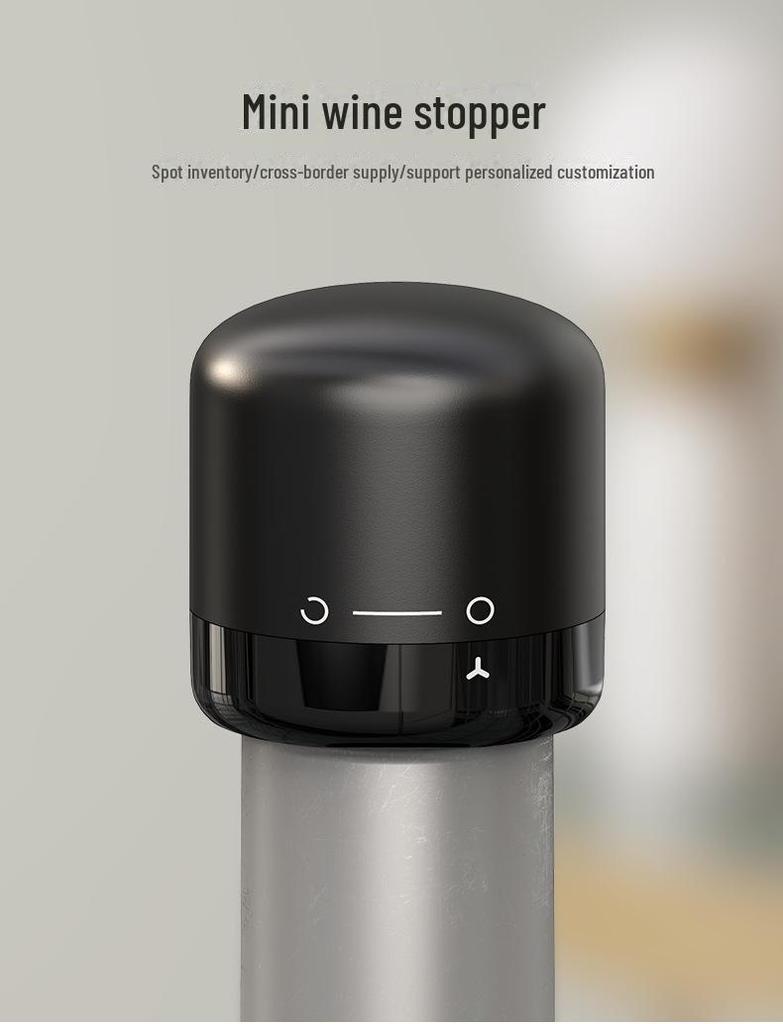 Sparkling Wine Champagne Cork Seal: No-Leak Rotating Lock Cap