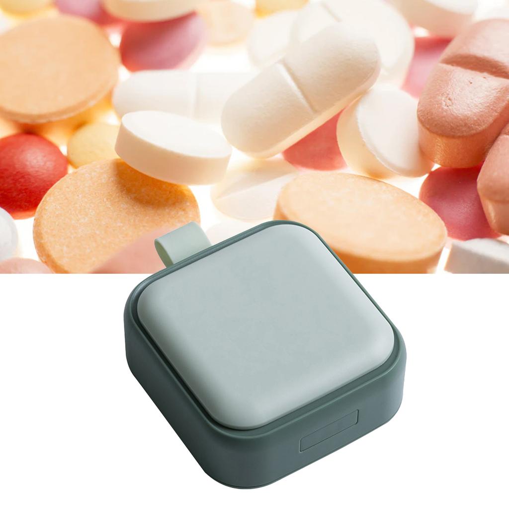 4 Compartments Travel Medicine Organizer Sealed Small Medicine Box Weekly Medicine Case Portable