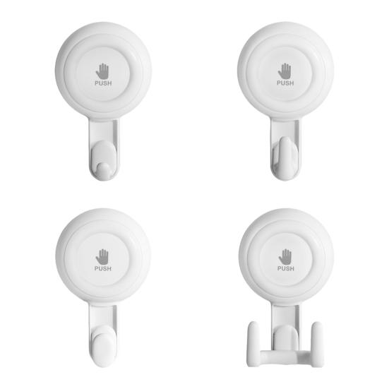 Towel Hanger Heavy Duty Suction Cup Shower Hook Strong Load-bearing Rotatable Easy To Install Kitchen Bathroom Wall Hook