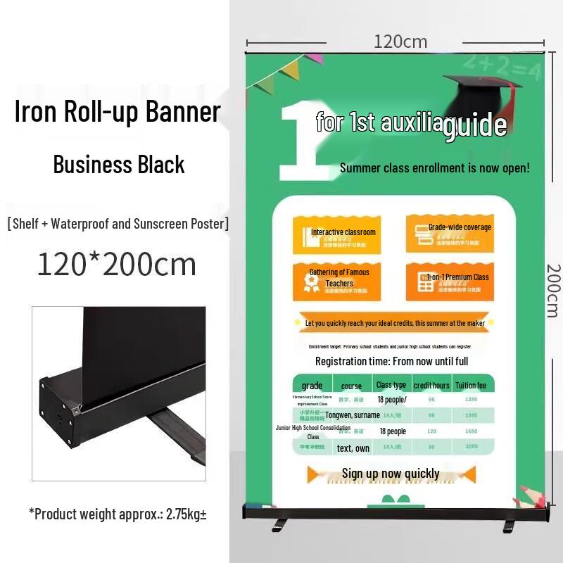 Roll-Up Banner Display Stand