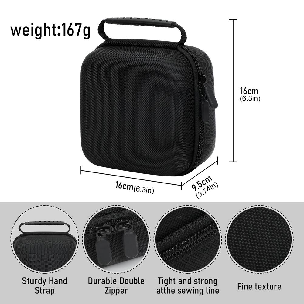 For Apple Mini M4/M4 Pro Carrying Case Storage Bag Portable Suitcase Carrying Bag Shockproof Anti-scratch with Mesh Pocket
