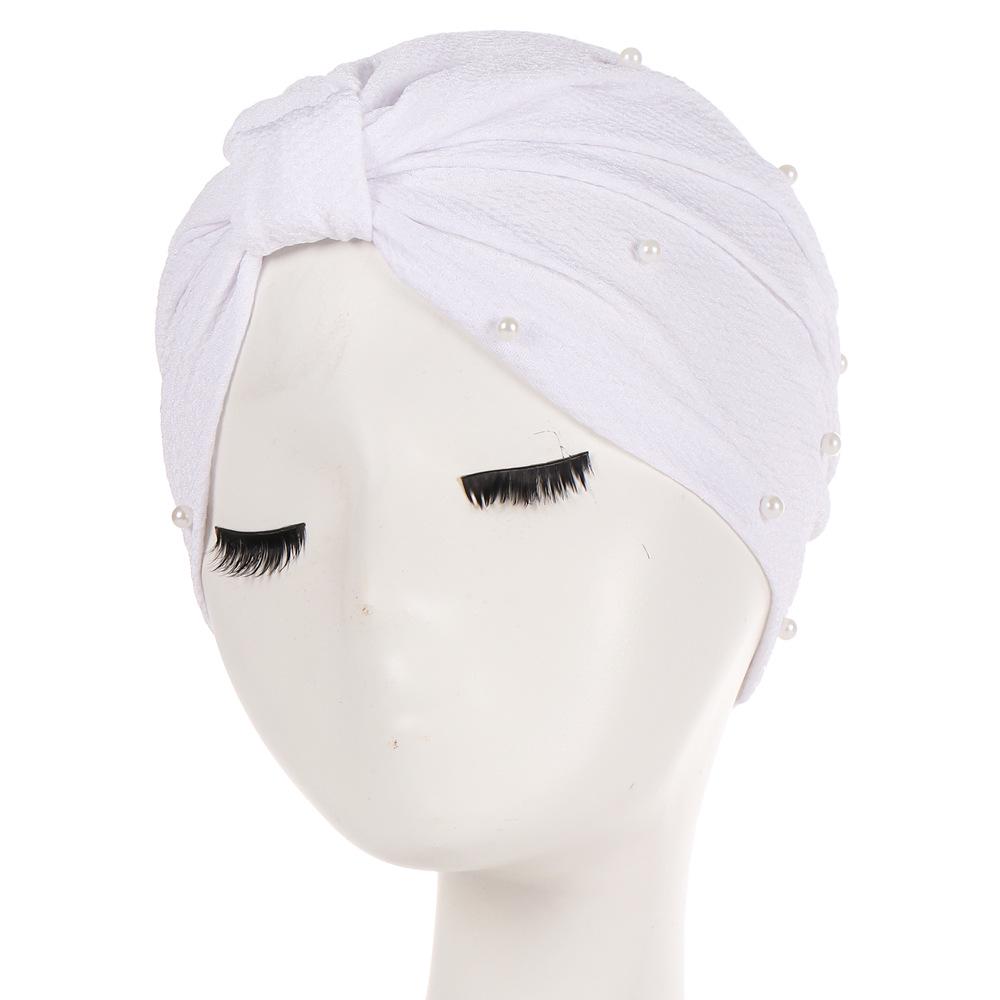 Women Indian Muslim Hijab Beanie Hat 