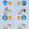 Overseas Conversion Plug TESSAN Outlet Conversion Plug Power Conversion Plug for Overseas Travel Compatible with Worldwide Converter Multi Conversion