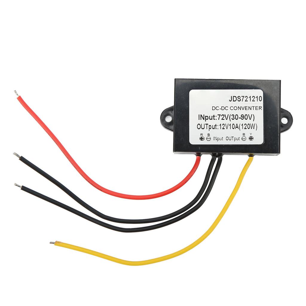 Buck Converter IP67 Impermeabil DC 72V la DC 12V 10A Modul convertizor de tensiune pentru vehicul