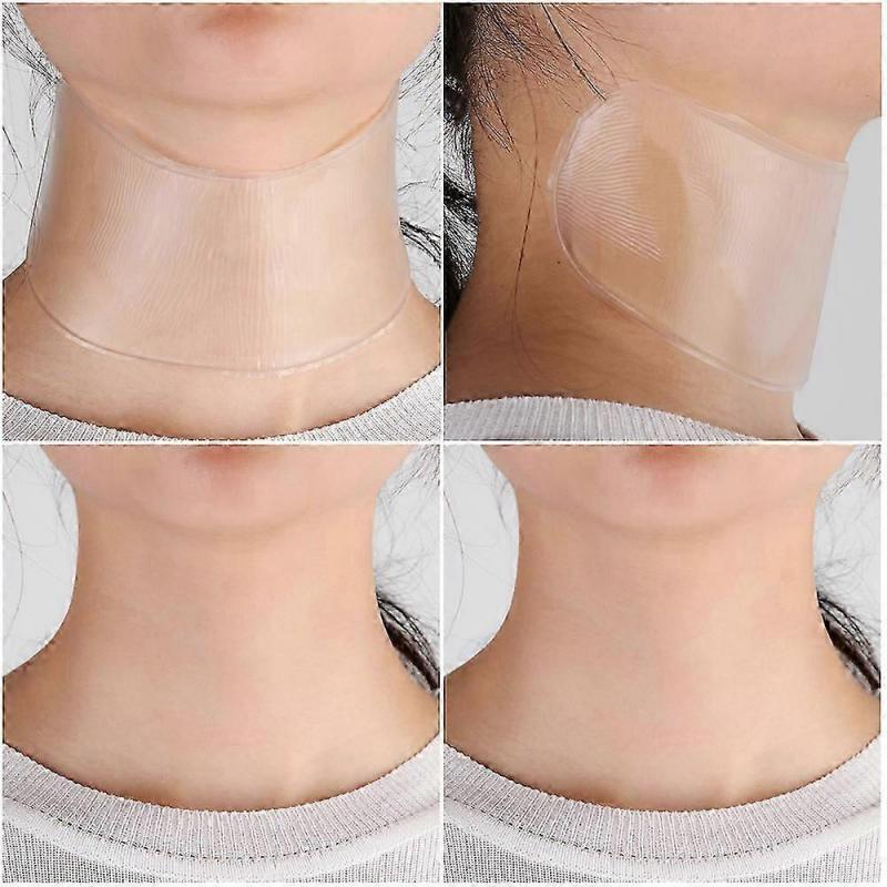 Reusable Silicone Anti Wrinkle Patches Neck Pad Transparent Removal Patch Face Skin Care Anti Aging Lifting Neck Patch Flesh