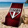 Pau-lo Fc Emblem Printed Microfiber Beach Towel, Soft And Absorbent, Quick-Dry, Ideal for Summer Travel, Beach Essential, Swimming Pool
