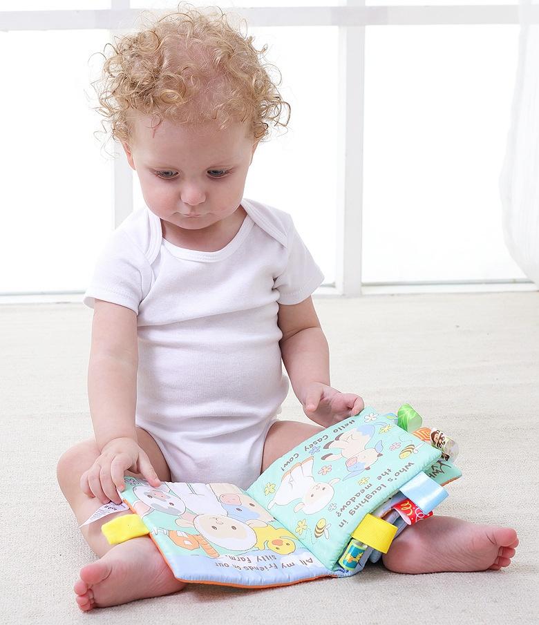 Soft Books Baby Early Cognitive Development My Quiet Book Baby Goodnight Educational Unfold Cloth Boo