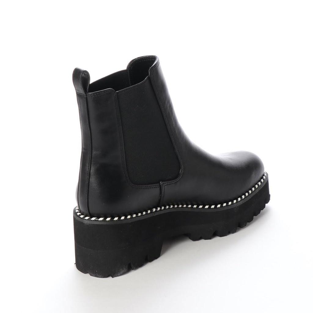 Evol Fashion Boots, Platform Truck Sole, Side Gore Boots, BLC, Size 22.5 cm