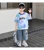 Boys' Summer Clothes 2026 New Summer Set, Stylish Children's Cool and Handsome Short Sleeved Summer Two-piece Set for Boys