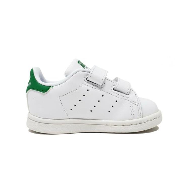 adidas Originals Cf Abrasion Resistant Low Top Toddler Shoes White Green Infant And Toddler M20609