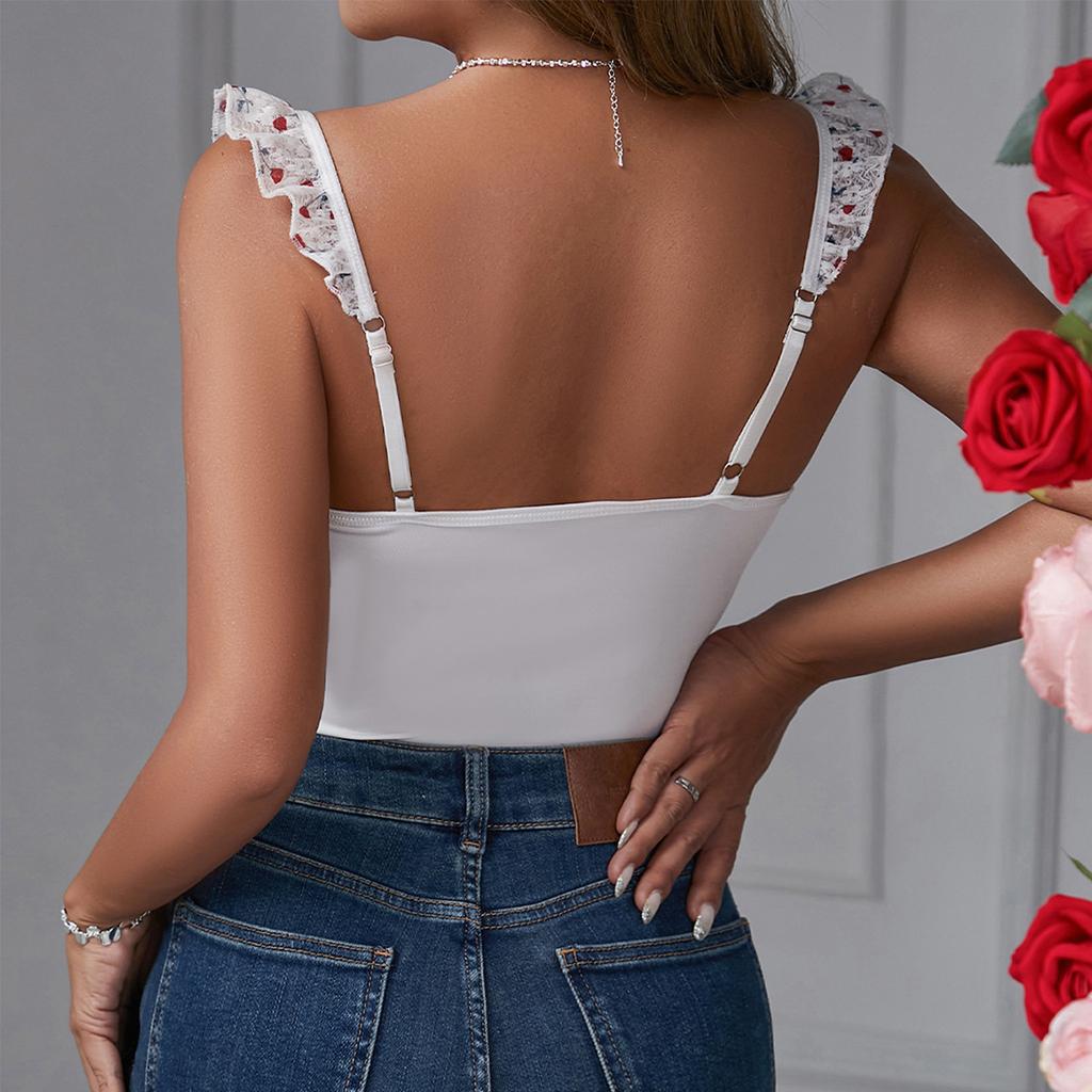Fashion Fragmented Slim Fitting Lovely Lace Bodysuit Lingerie